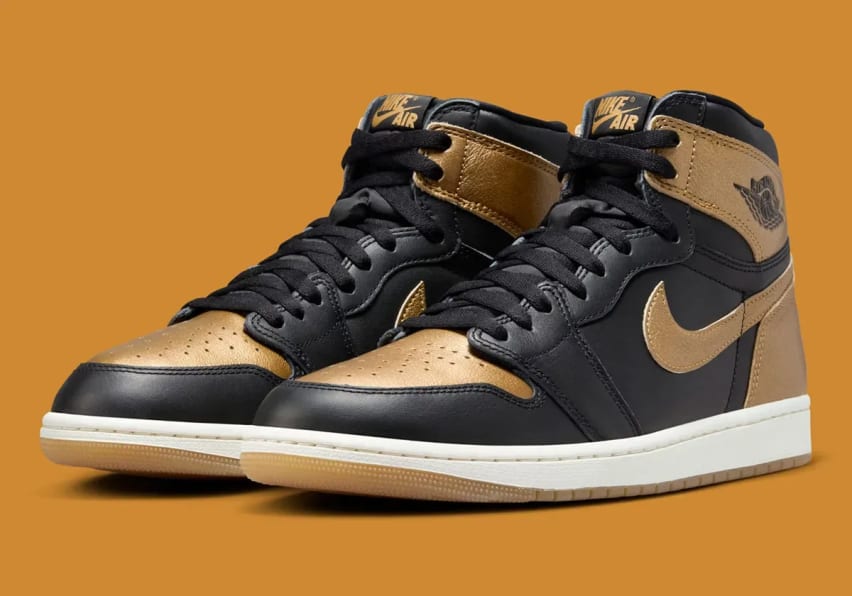 Air Jordan 1 Retro High OG Metallic Gold Foto 2