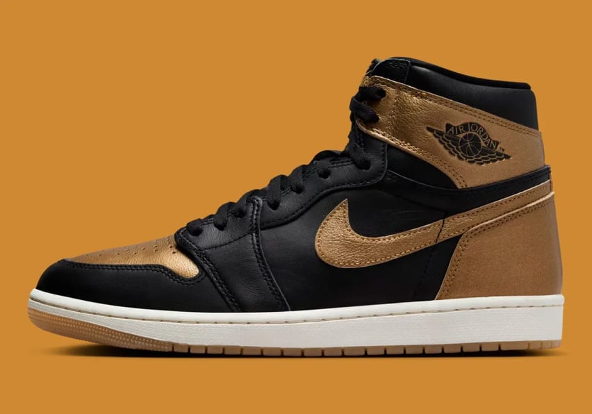 Air Jordan 1 Retro High OG Metallic Gold Foto 3