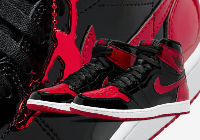 Air Jordan 1 Retro High OG Patent Bred Foto 1