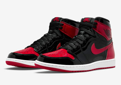 Air Jordan 1 Retro High OG Patent Bred Foto 2