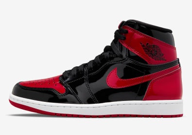 Air Jordan 1 Retro High OG Patent Bred Foto 3