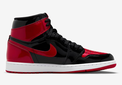 Air Jordan 1 Retro High OG Patent Bred Foto 4