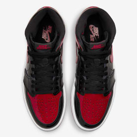 Air Jordan 1 Retro High OG Patent Bred Foto 5