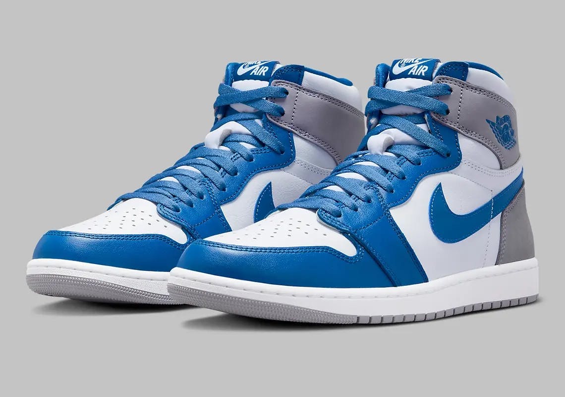 廉価Nike Air Jordan 1 High OG True Blue 靴