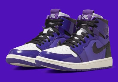 Air Jordan 1 Zoom CMFT Purple Patent Foto 1