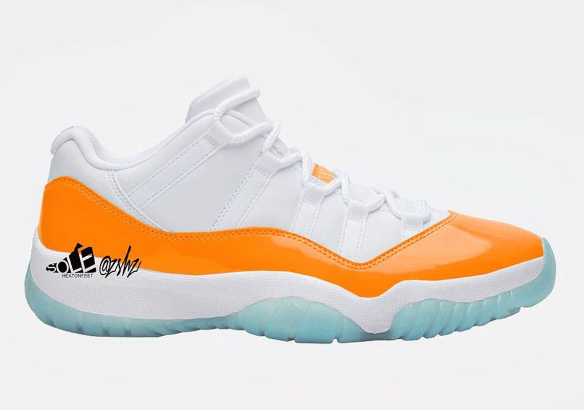 nike air jordan 11 low bright citrus