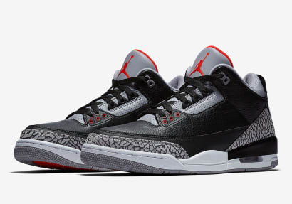 Officiële Foto's Air Jordan 3 Black Cement