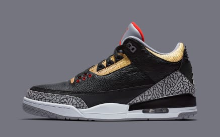 Air Jordan 3 Black Gold Foto 1