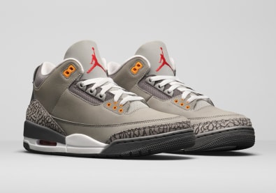 Jordan laat de Air Jordan 3 "Cool Grey" volgend jaar een comeback maken