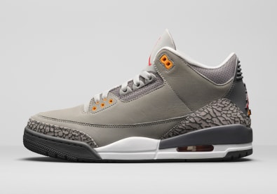 Jordan laat de Air Jordan 3 "Cool Grey" volgend jaar een comeback maken