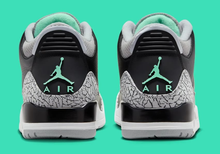 Air Jordan 3 Green Glow Foto 4