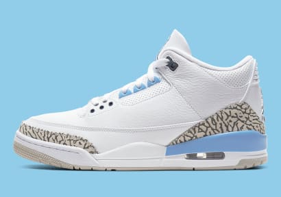 De release van de Air Jordan 3 Retro "UNC" staat voor de deur!