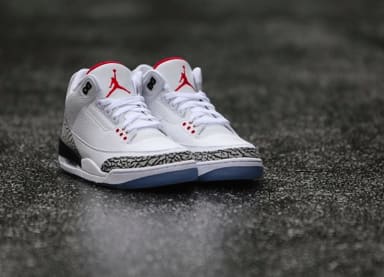 Air Jordan 3 White Cement NRG Free Throw Line