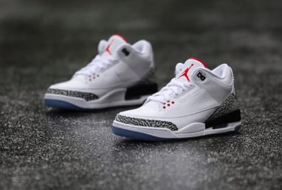 Air Jordan 3 White Cement NRG Free Throw Line