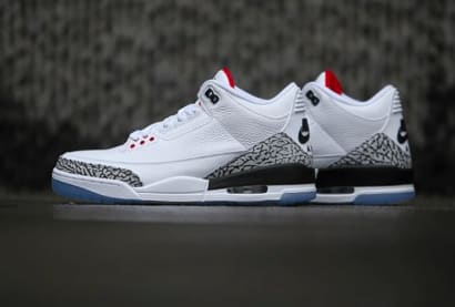 Air Jordan 3 White Cement NRG Free Throw Line