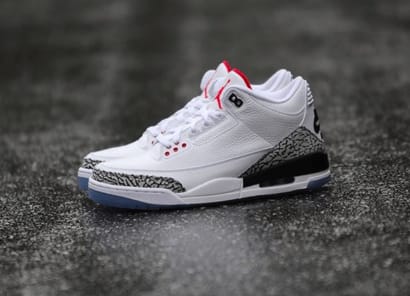 Air Jordan 3 White Cement NRG Free Throw Line