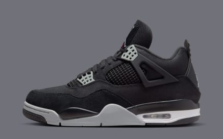 Air Jordan 4 Black Canvas Foto 2