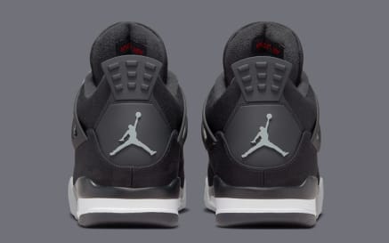 Air Jordan 4 Black Canvas Foto 5