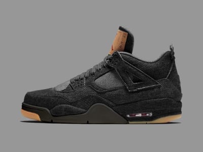 Air Jordan 4 Black Denim