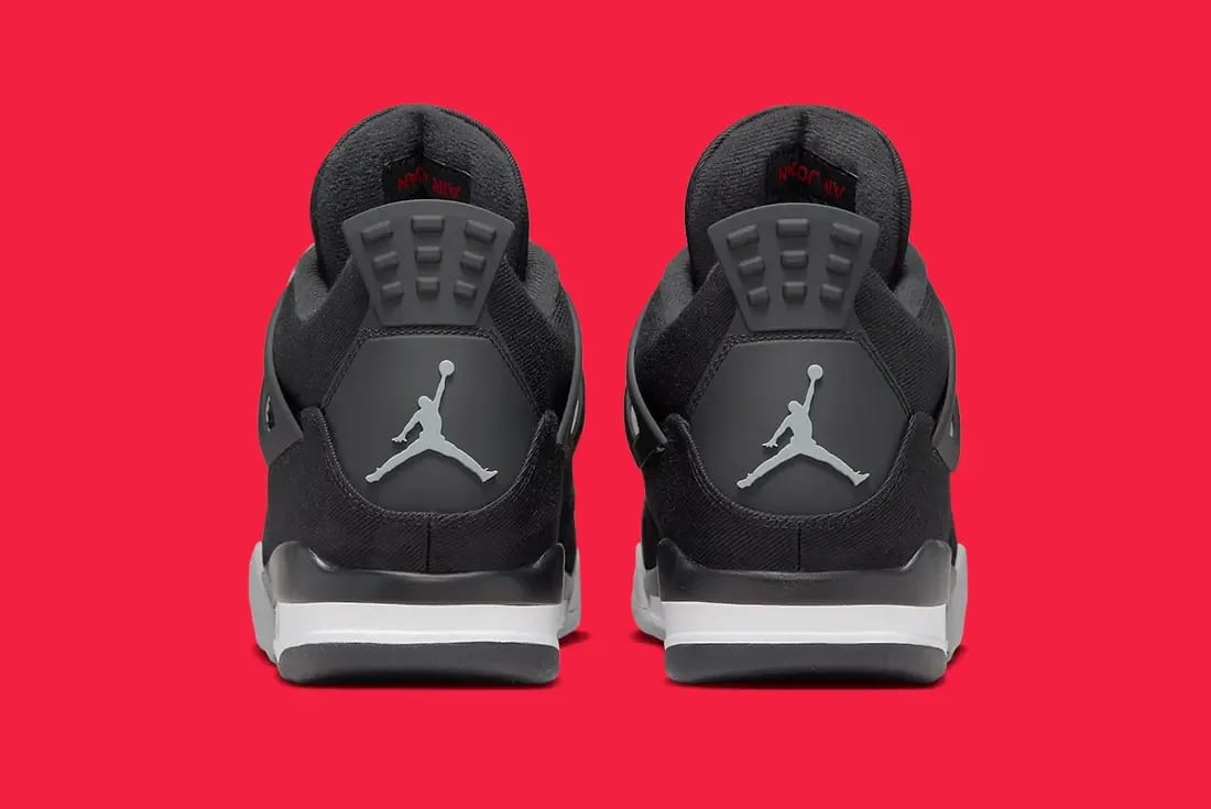 Air Jordan 4 Black and Light Steel Foto 3
