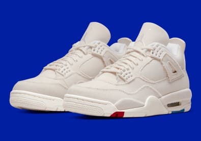 Air Jordan 4 Blank Canvas Foto 1