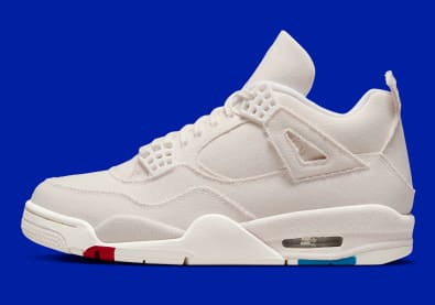 Air Jordan 4 Blank Canvas Foto 2