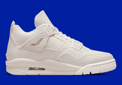 Air Jordan 4 Blank Canvas Foto 3