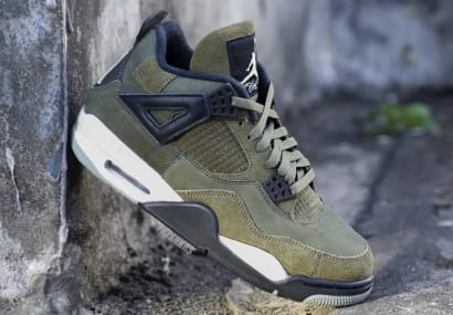 Air Jordan 4 Craft Medium Olive Foto 1