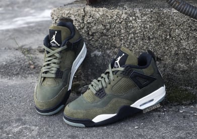 Air Jordan 4 Craft Medium Olive Foto 2