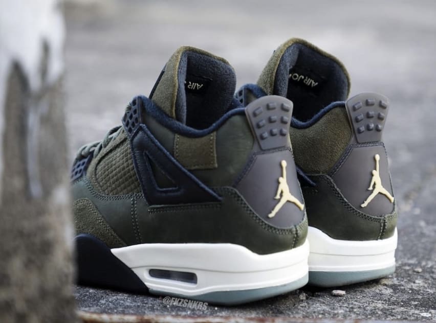 Air Jordan 4 Craft Medium Olive Foto 4