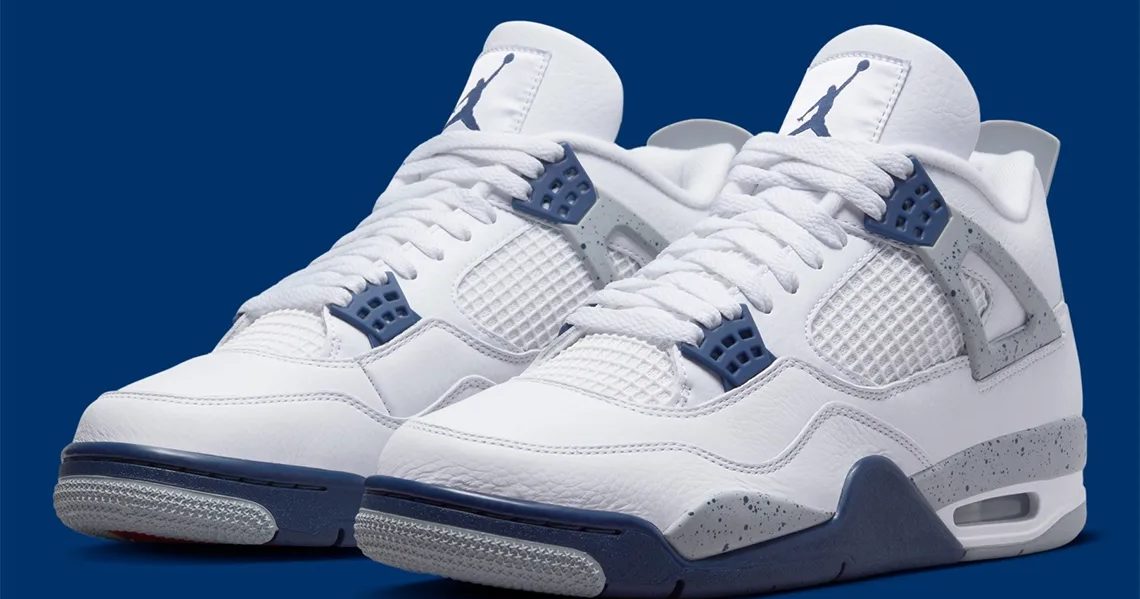 Jordan 4 navy online blue