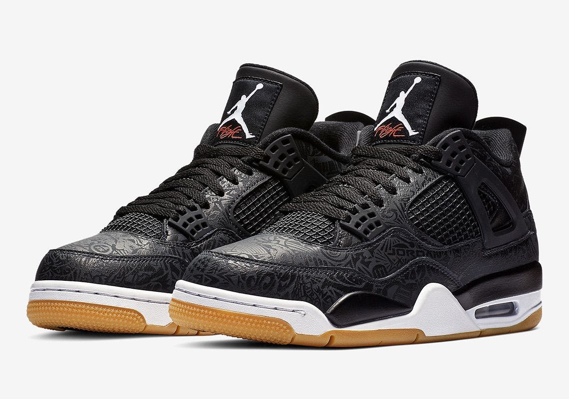 air jordan 4 retro laser black