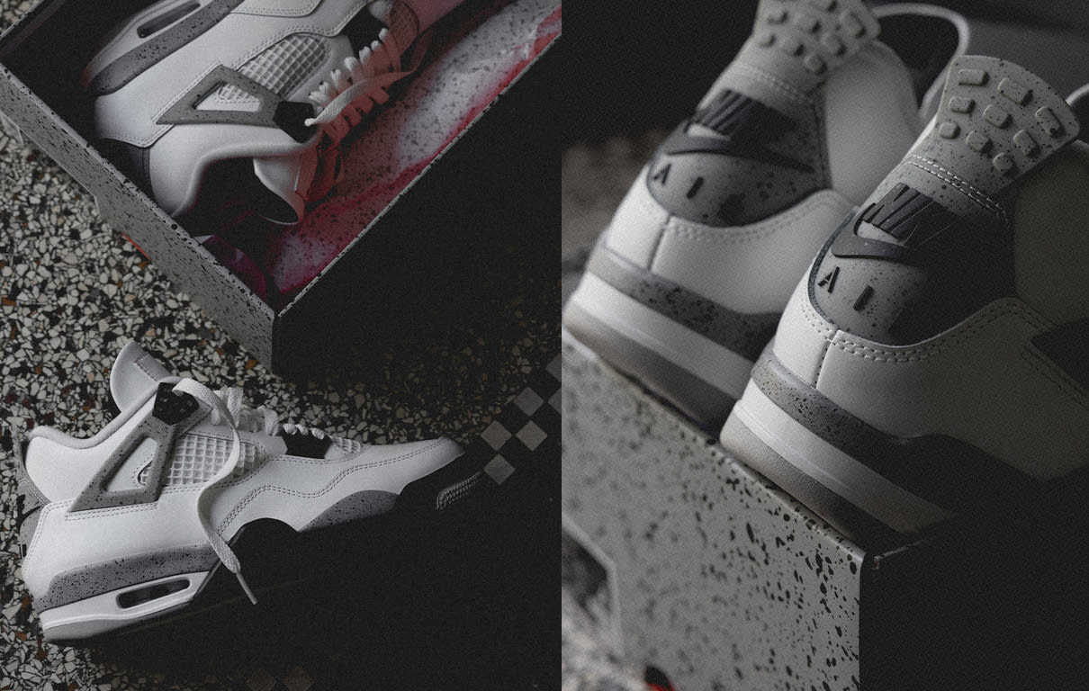 Air Jordan 4 Retro OG White Cement