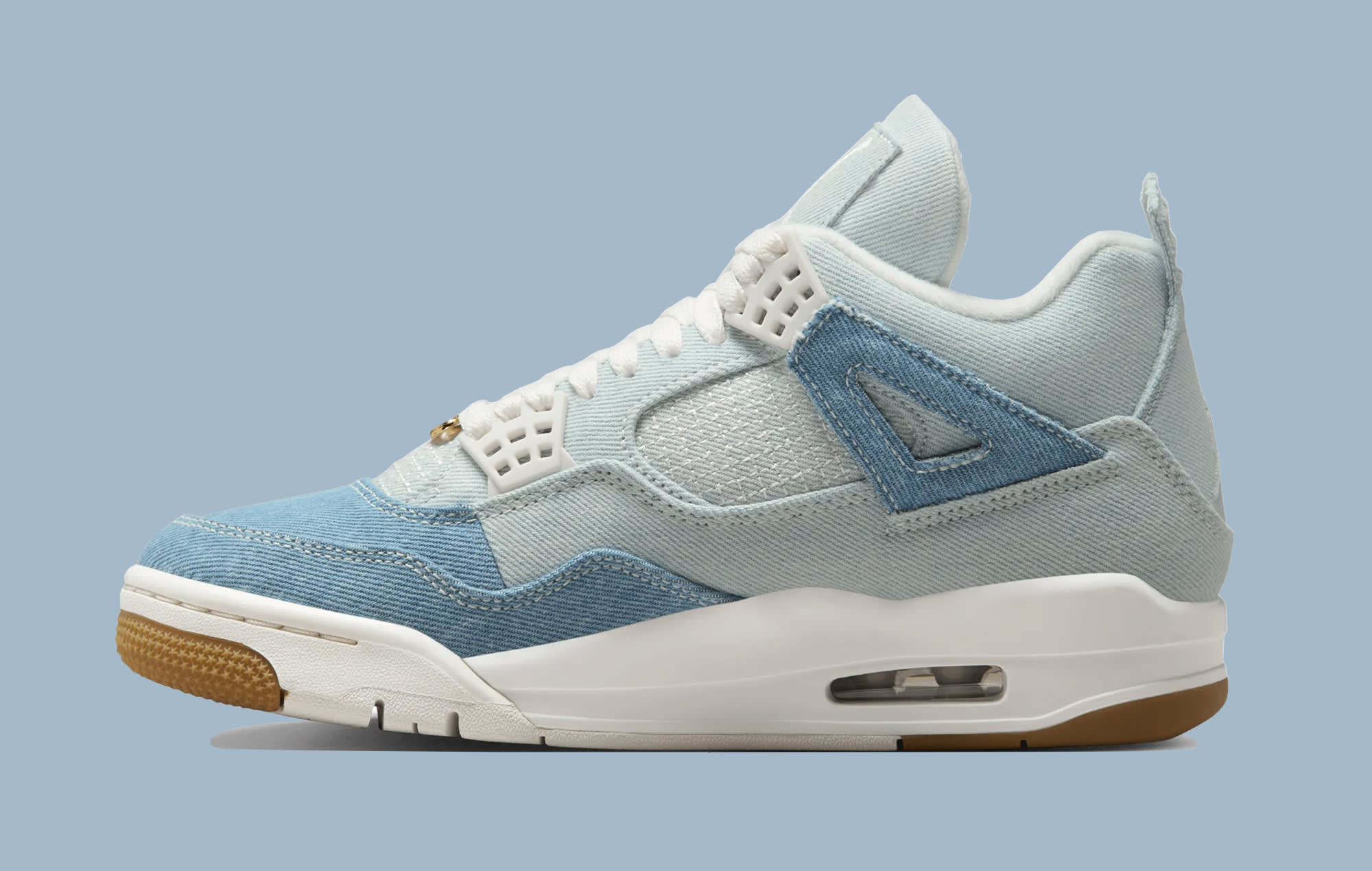 Air Jordan 4 Retro Worn Blue Denim