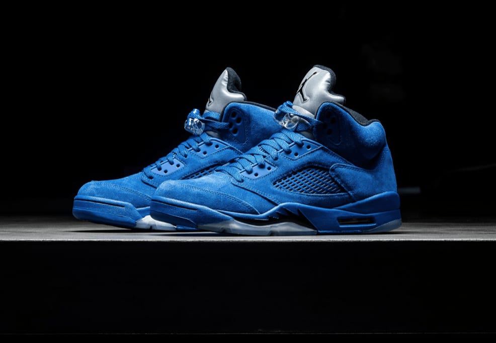Morgen is de release van de Air Jordan 5 Blue Suede