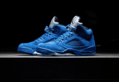 Morgen is de release van de Air Jordan 5 Blue Suede 