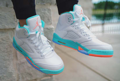 De Air Jordan 5 GS Light Aqua Dropt Dit Weekend