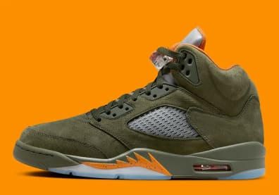 Air Jordan 5 Retro Olive Foto 2