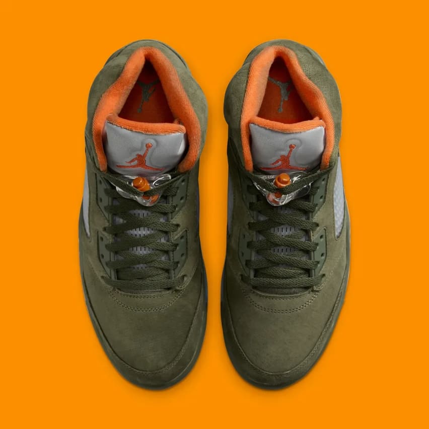 Air Jordan 5 Retro Olive Foto 3