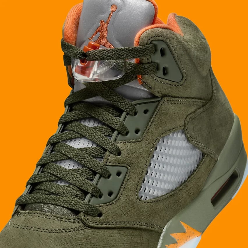 Air Jordan 5 Retro Olive Foto 5