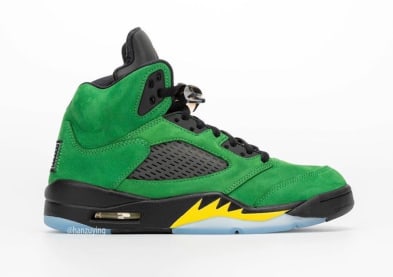 Betere foto's en een releasedatum van de Air Jordan 5 "Oregon"