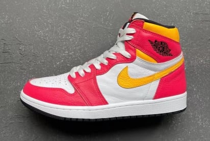 Jordan dropt in de Lente deze Air Jordan Retro 1 High OG "Light Fusion Red"