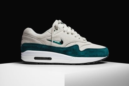 Air Max 1 Jewel Atomic Teal Green Suede