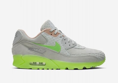 Nike voorziet de Air Max 90 van een prachtige geschubde bovenkant