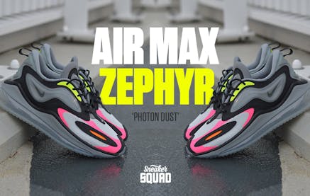 Check het nieuwste Air Max model; de futuristische Nike Air Max Zephyr ‘Photon Dust’