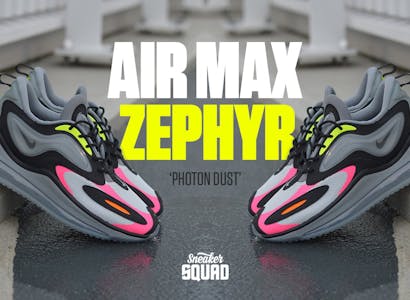 Check het nieuwste Air Max model; de futuristische Nike Air Max Zephyr ‘Photon Dust’