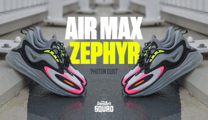 Check het nieuwste Air Max model; de futuristische Nike Air Max Zephyr ‘Photon Dust’