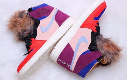 Aleali may x air jordan 1 wmns court lux high top top og