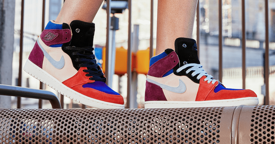 Is de Aleali May x Air Jordan 1 WMNS Court Lux High Sneaker Squad