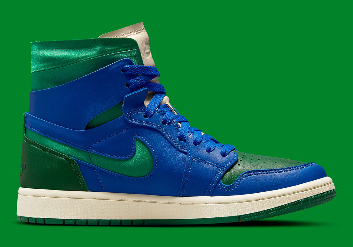 aleali may x jordan 1 zoom comfort green royal blue